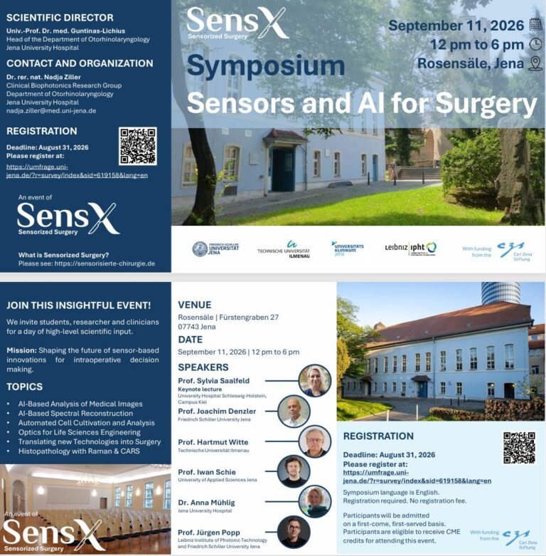 Symposium Sensors and AI for Surgery
